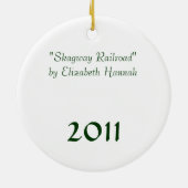 Ornement de chemin de fer de Skagway (Dos)