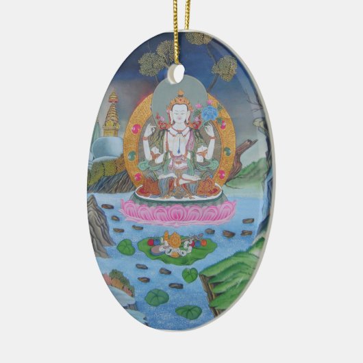 Ornement de Chenrezig (Gauche)