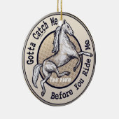 Ornement de cheval à attraper (Droite)