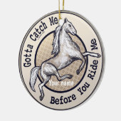 Ornement de cheval à attraper (Gauche)