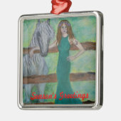 Ornement de cheval de Bonnes Fêtes (Gauche)