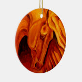 Ornement de cheval de fièvre de l'or (Droite)