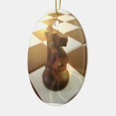 Ornement de chevalier d'échecs (Gauche)