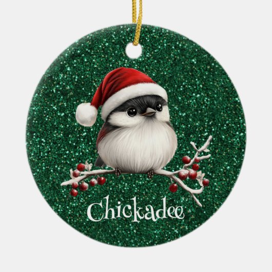 Ornement de chickadee (Devant)