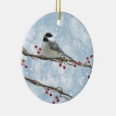 Ornement de Chickadee d'hiver (Droite)