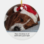 Ornement de chien de basset (Dos)