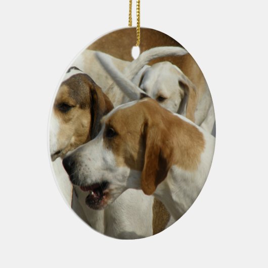 Ornement de chien de chasse (Droite)