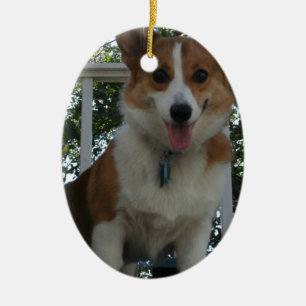 Ornement de chien de corgi