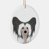 Ornement de chien de race chinoise (Droite)