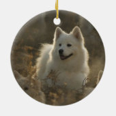 Ornement de chien de Samoyed (Dos)