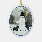 Ornement de chien écossais (Droite)