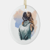 Ornement De Chien Et D'Homme (Droite)