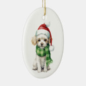 Ornement de Chien Fluffy - Décor d'Arbre de Vacanc (Droite)