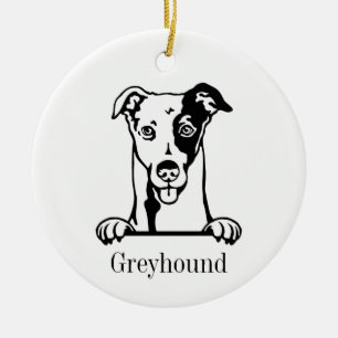 Ornement de chien Greyhound italien