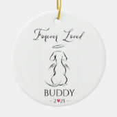 Ornement de chien Memorial animal de compagnie per (Devant)