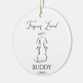 Ornement de chien Memorial animal de compagnie per (Gauche)