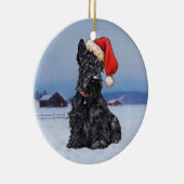 Ornement de chien Scottie (Droite)