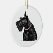 Ornement de chien Scottie (Droite)