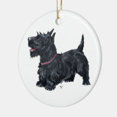 Ornement de chien Scottie (Gauche)