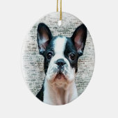 Ornement de chiot de bouledogue français (Droite)