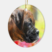 Ornement de chiot de boxeur (Gauche)