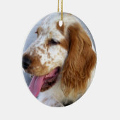 Ornement de chiot de springer spaniel (Droite)