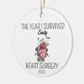 Ornement de chirurgie cardiaque, Noël du guerrier  (Gauche)