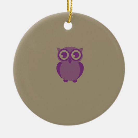 Ornement de chouette (Devant)