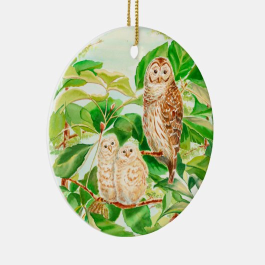 Ornement de chouette de bébé (Droite)