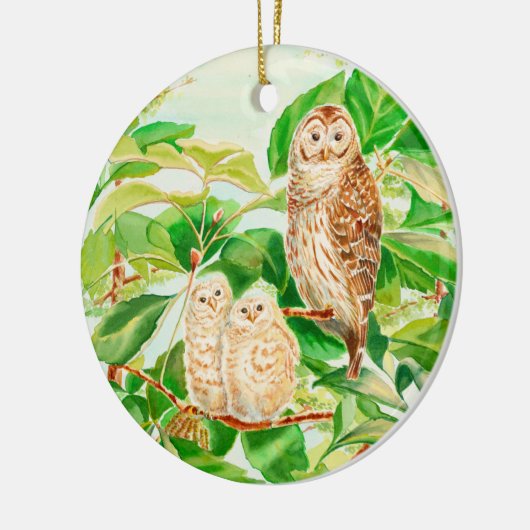 Ornement de chouette de bébé (Gauche)