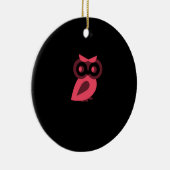 Ornement de Chouette rose (Droite)