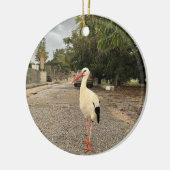 Ornement de cigogne marchant (Gauche)