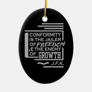 Ornement de citation de JFK