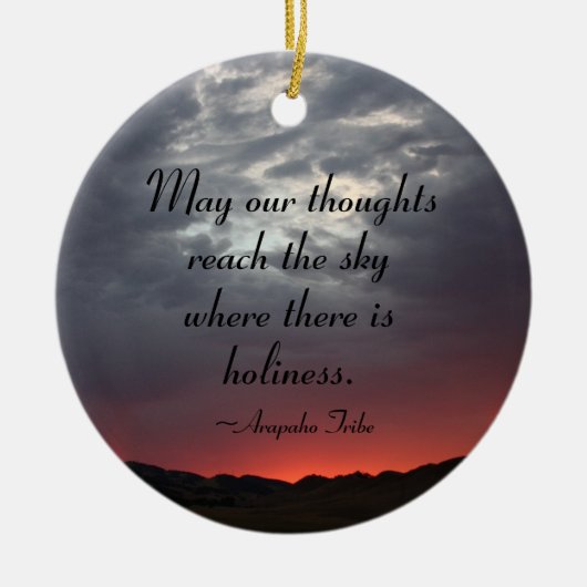 Ornement de citation de l'indien Arapaho (Devant)