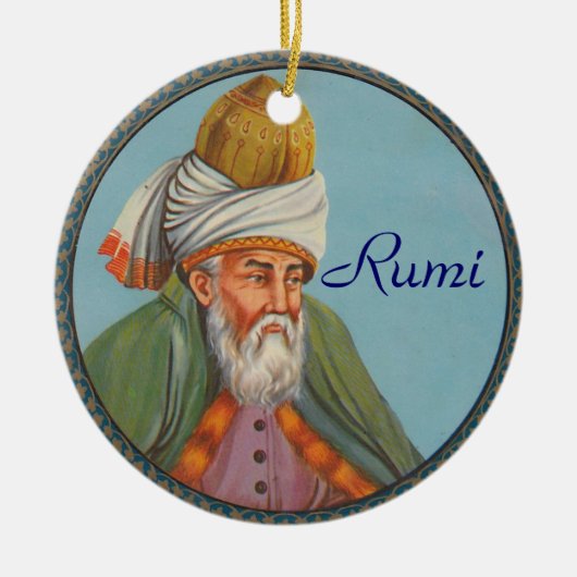 Ornement de citation de Rumi (Devant)