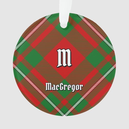 Ornement de Clan Gregor Tartan (devant)