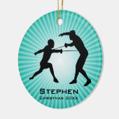 Ornement de clôture personnalisé (Gauche)