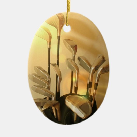 Ornement de clubs de golf (Devant)