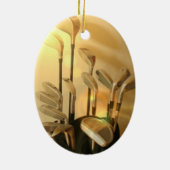 Ornement de clubs de golf (Dos)