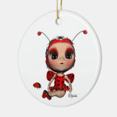 Ornement de coccinelle de Noël (Gauche)