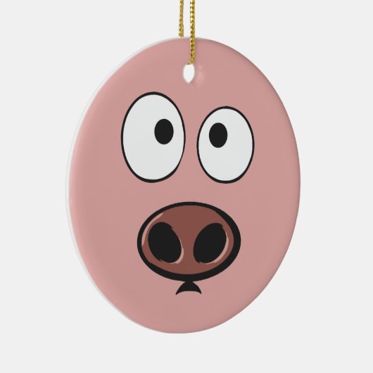 Ornement de cochon mignon (Droite)