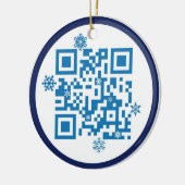 Ornement de code de QR - Joyeux Noël ! ! (Gauche)