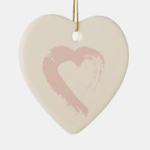 Ornement de coeur beige (Droite)