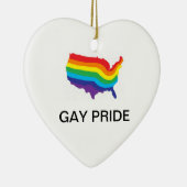 ORNEMENT DE COEUR DE GAY PRIDE (Droite)