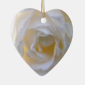 ornement de coeur de rose blanche (Droite)