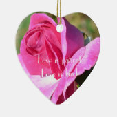 Ornement de coeur de rose de rose d'octobre (Droite)