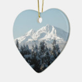 Ornement de coeur de vacances de cascade (Gauche)