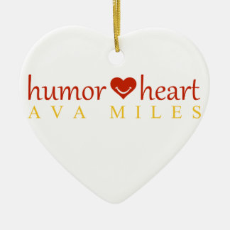 Ornement de "coeur d'humour" de milles d'Ava