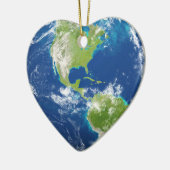 Ornement de coeur du monde (Gauche)