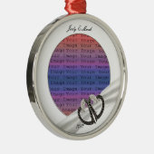 Ornement de Coeurs de Diamants Noir & Blanc (Droite)